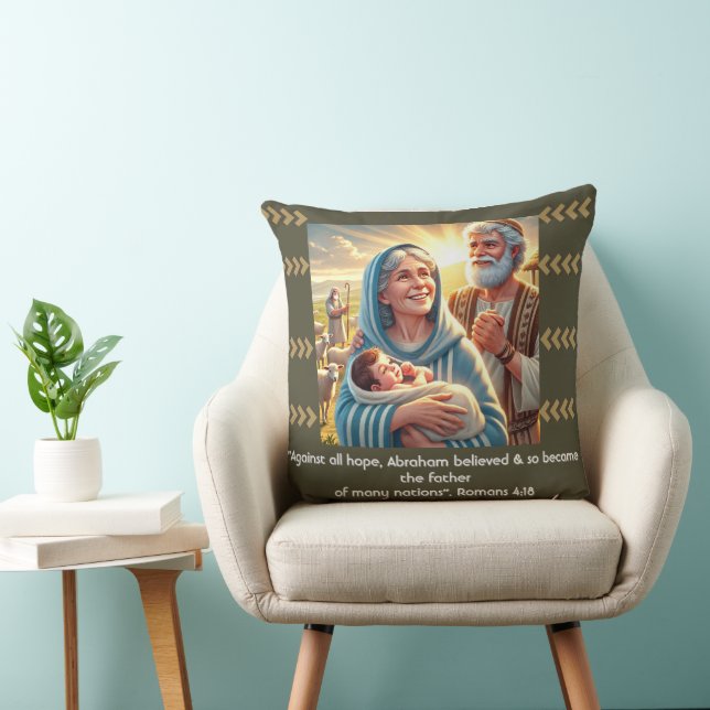 Coussin Abraham & Sarah (Chaise)