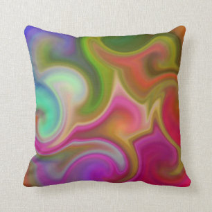 Coussin Abrégé sur coloré remous