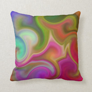 Coussin Abrégé sur coloré remous