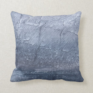 Coussin Abréviation gris-bleu