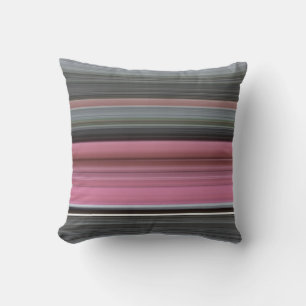 Coussin Abstract #1: Rose et grey