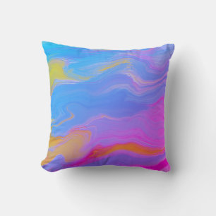 Coussin Abstract Acrylic Flow
