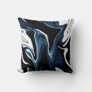 Coussin Abstract elegant fluide marble liquide
