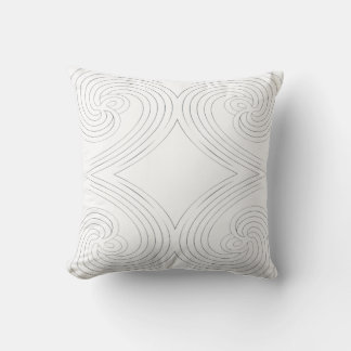 Coussin Abstract geometric pattern with spiral symmetry