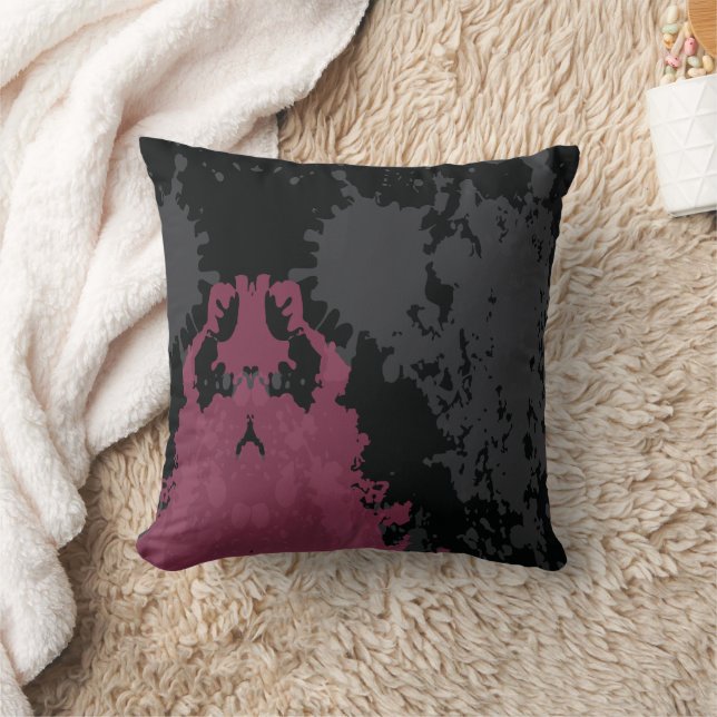Coussin Abstractions Colorées : Une Fusion d'Éclaboussures (Couverture)