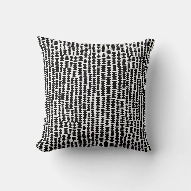 Coussin Abstrait 020712 - Noir (Recto)
