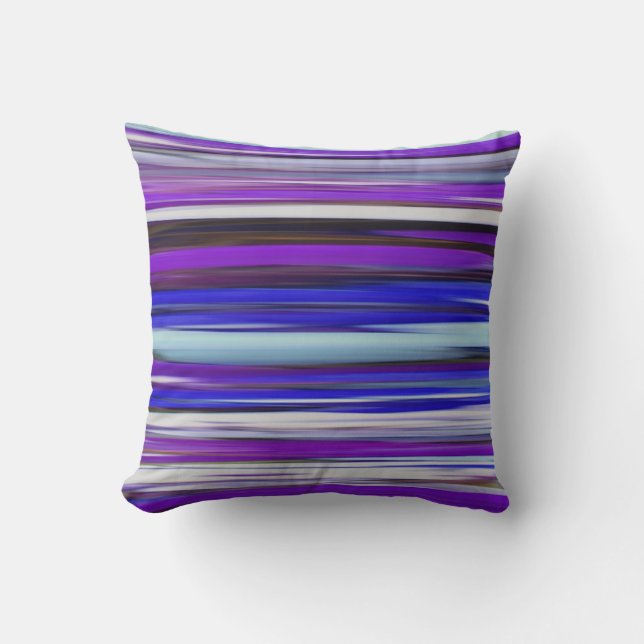 Coussin Abstrait #2 : Flou ultraviolet (Recto)