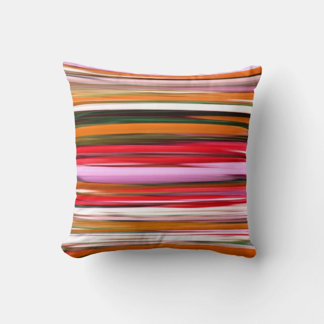 Coussin Abstrait #2 : Orange blur (Recto)