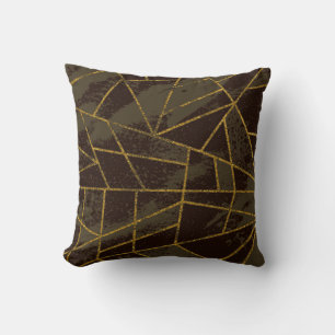 Coussin Abstrait #941 Brown