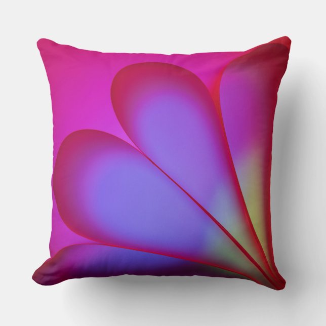 Coussin Abstrait Coloré (Recto)
