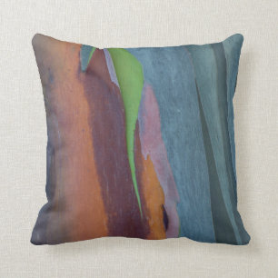 Coussin Abstrait D'Arbre À Gommes Arc-En-Ciel