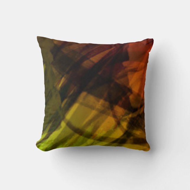 Coussin Abstrait de l'effet Grunge (Recto)
