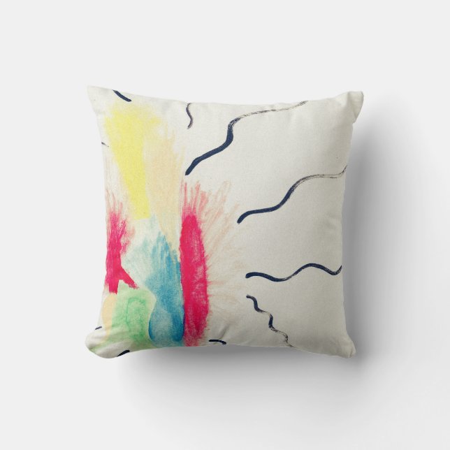 Coussin abstrait de motif (Recto)