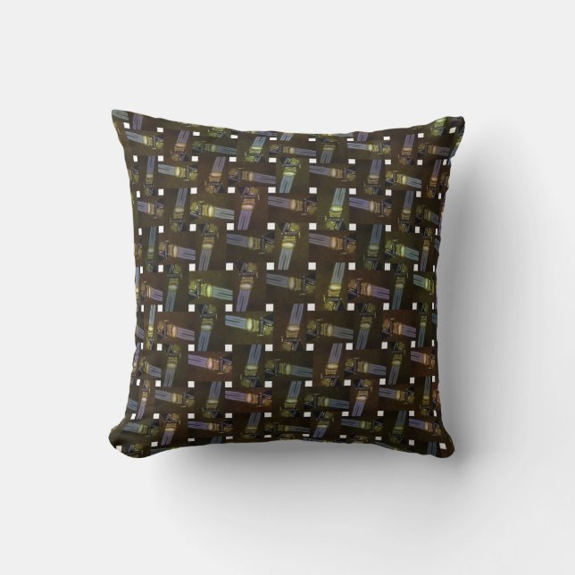 Coussin Abstrait égyptien Princess Cross Weave Motif, (Recto)