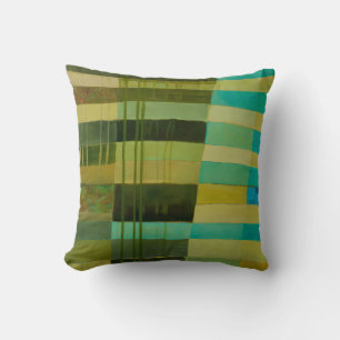 Coussin Abstrait Elegant mixte motif de peinture coloré