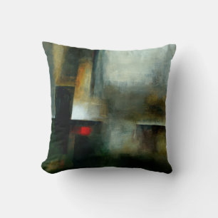 Coussin Abstrait Elegant mixte motif de peinture coloré