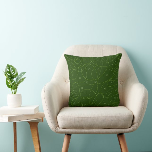 Coussin Abstrait géométrique (Chaise)