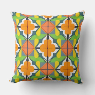 Coussin Abstrait Moderne Tendance Géométrique Coloré
