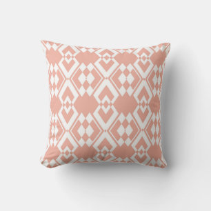 Coussin Abstrait motif sans soudure de couleur rose fleur