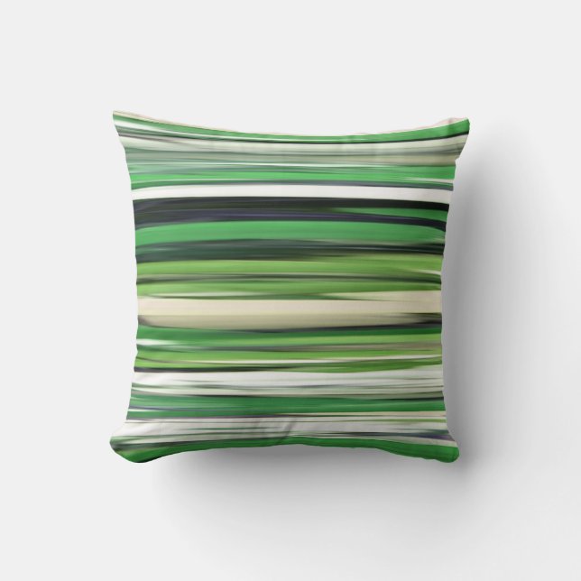 Coussin Abstrait n° 2 : Flou vert (Recto)