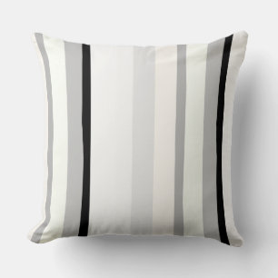 Coussin Abstrait noir, blanc et vert