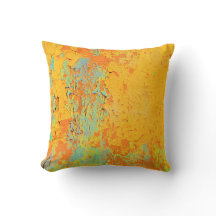Coussin abstrait Painterly