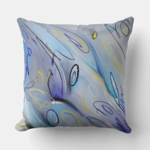 Coussin Abstrait pourpre