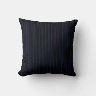 Coussin abstrait rayé vintage
