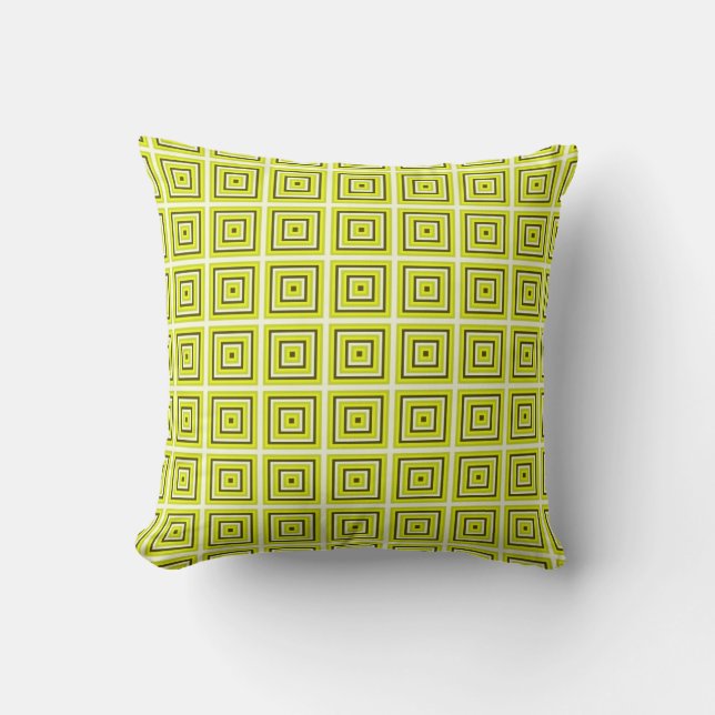 Coussin Abstrait rétro trié (Recto)