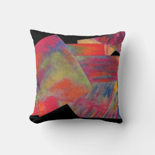 Coussin Abstrait rouge