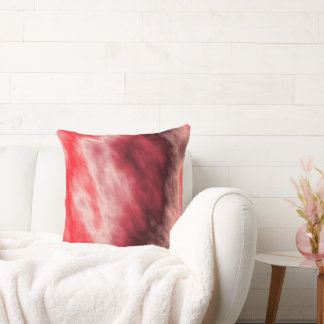 Coussin Abstrait rouge