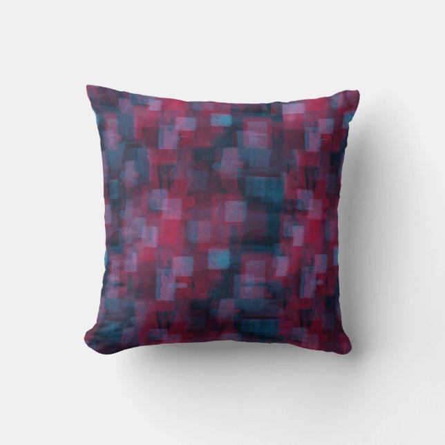 Coussin Abstrait Sans Couture – Double Face avec Dos Clare (Recto)
