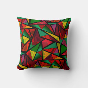 Coussin Abstrait sans couture géométrique moderne formes t