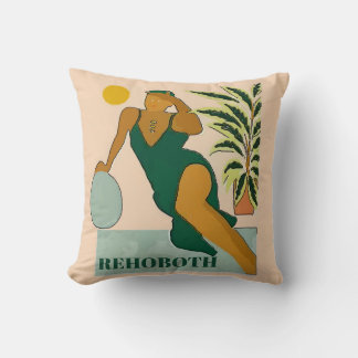 Coussin Abstrait Sur La Plage