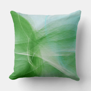 Coussin Abstrait vert