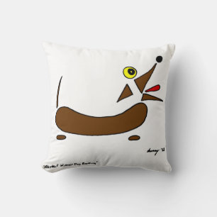 Coussin Abstrait Wiener Dog