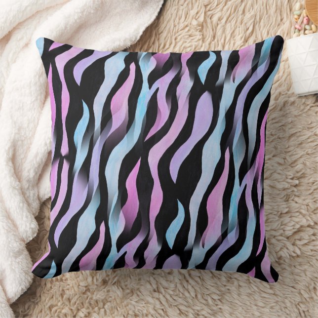 Coussin Abstrait Zebra Stripes (Couverture)
