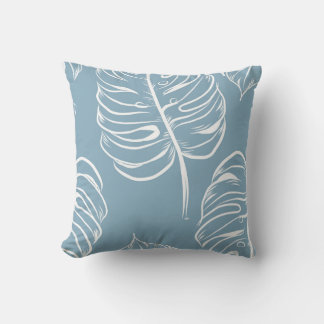 Coussin Abstraite Feuille Tropicale : Verdure transparente