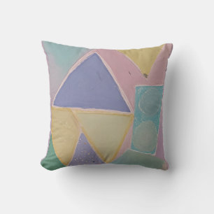 Coussin Abstraits Sérènes : Un Rêve Pastel