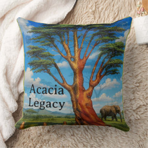 Coussin Acacia Legacy™ Ciel Bleu Collector Mara Safari K