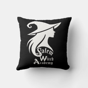 Coussin Académie de sorcières de Salem Halloween Wiccan So
