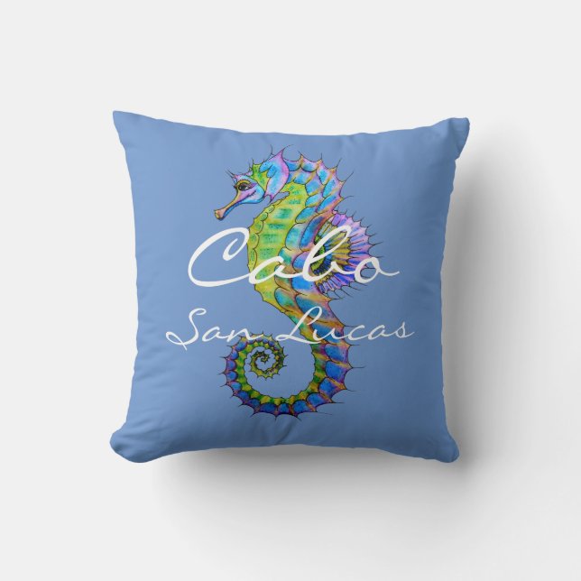 Coussin Accent Cabo Seahorse (Recto)