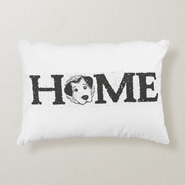 Coussin Accent Chien Maison (Devant)