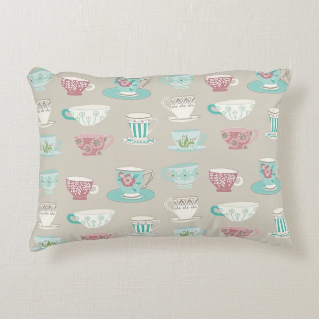 coussin ACCENT "Cute Tea Party" (Devant)
