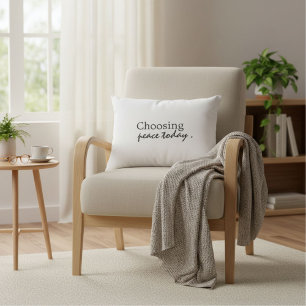 Coussin accent de citation motivante moderne éléga