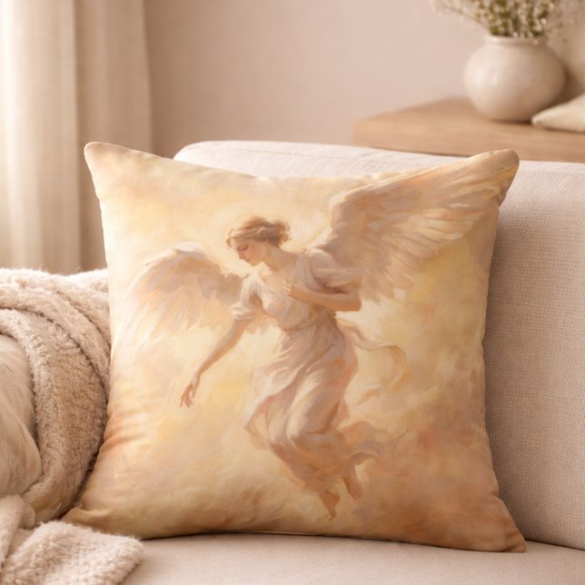 Coussin Accent de maison spirituel élégant Ange  (Créateur téléchargé)