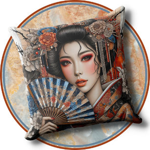 COUSSIN ACCENT - Femme asiatique en tenue traditio
