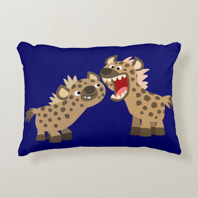 Coussin Accent Hyenas Cartoon Big Teethed (Devant)