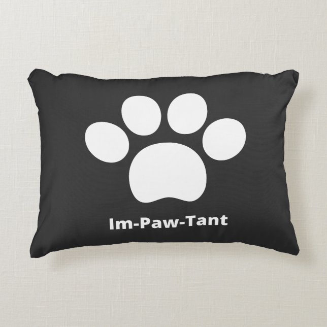 Coussin Accent Im-Paw-Tant (Devant)