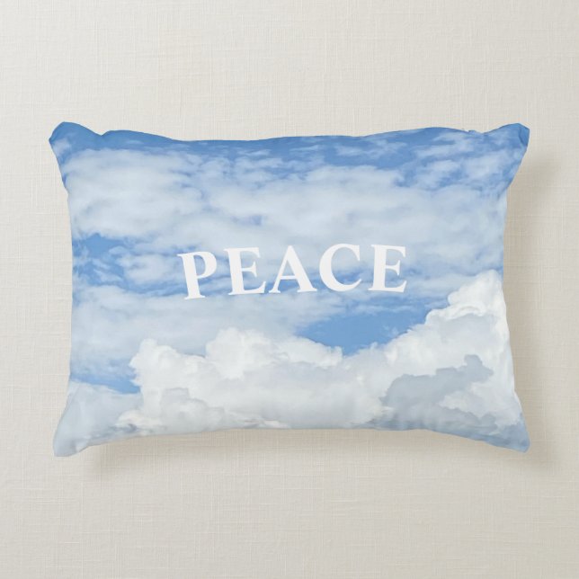 COUSSIN ACCENT PHOTO BLUE SKY CLOUDS (Devant)